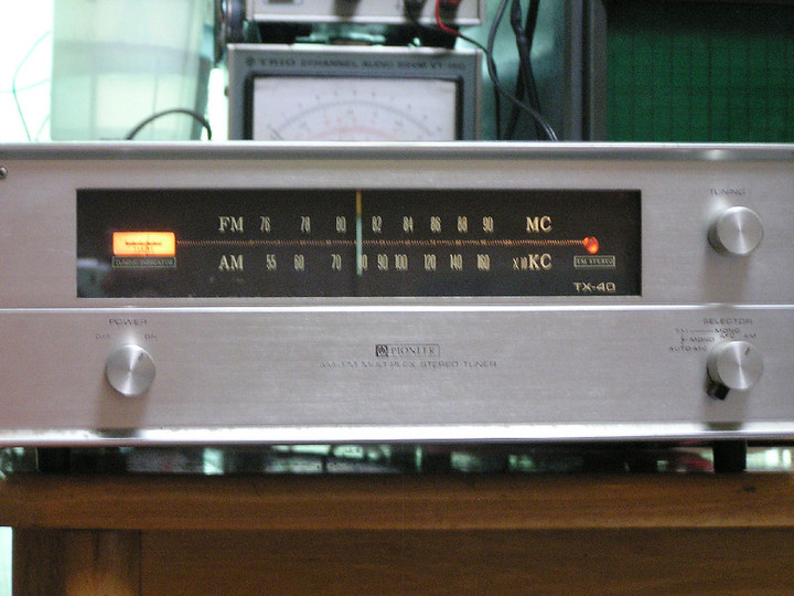 パイオニア　ステレオ　真空管チューナー　TX-40 RADIO KITS IN JA : 真空管 FM/AMチューナー TX-40 パイオニア