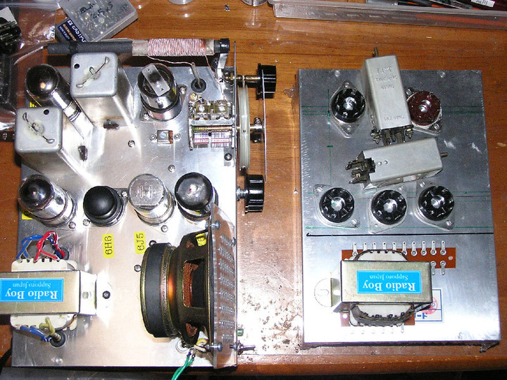 RADIO KITS IN JA : 真空管GT管 5球式スーパーヘテロダインラジオの