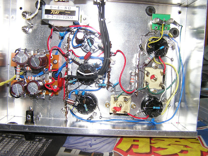 5球　AM真空管ラジオ RADIO KITS IN JA : 複合管 6AQ7 真空管ラジオ GT管 5球スーパー 11号機
