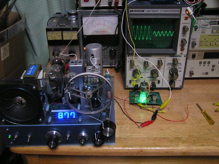 RADIO KITS IN JA : はいぶりっどトランスミッター製作。 電池管1R5を