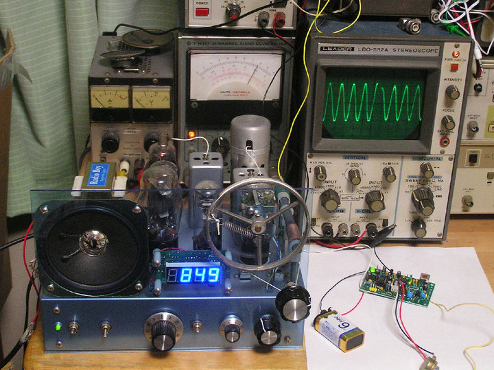 RADIO KITS IN JA : 真空管ラジオの外部入力(PU端子)の使い方＆粗い