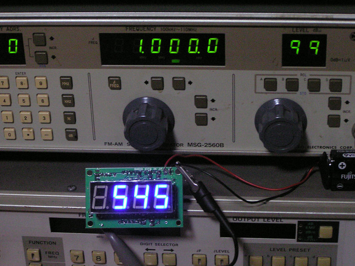 RADIO KITS IN JA : JH4ABZ式表示器( PIC式ラジオ周波数カウンター )