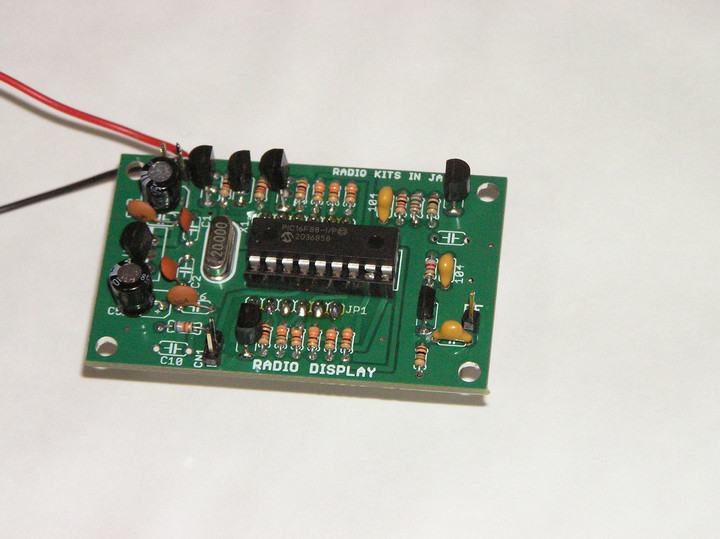 RADIO KITS IN JA : JH4ABZ式表示器( PIC式ラジオ周波数カウンター )